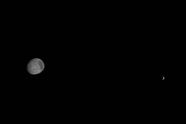 NASA image: A Distant Crescent of Home