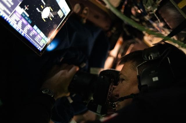 NASA image: Lunar Flyby Observations – CSA astronaut Jeremy Hansen