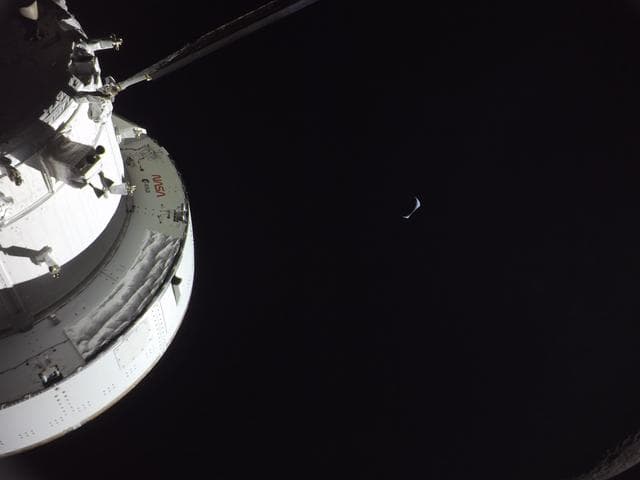 NASA image: Earthrise Captured by Orion