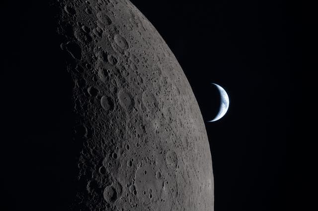 NASA image: Capturing the Details of the Moon and the Beauty of Earth