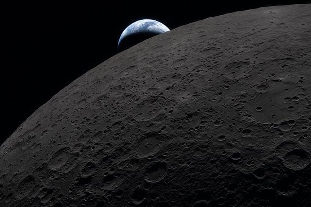 NASA image: Earthset on the Far Side