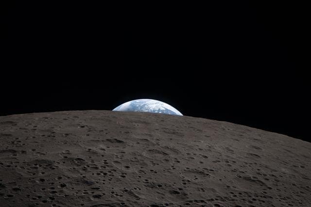 NASA image: A Breathtaking Earthset from Orion