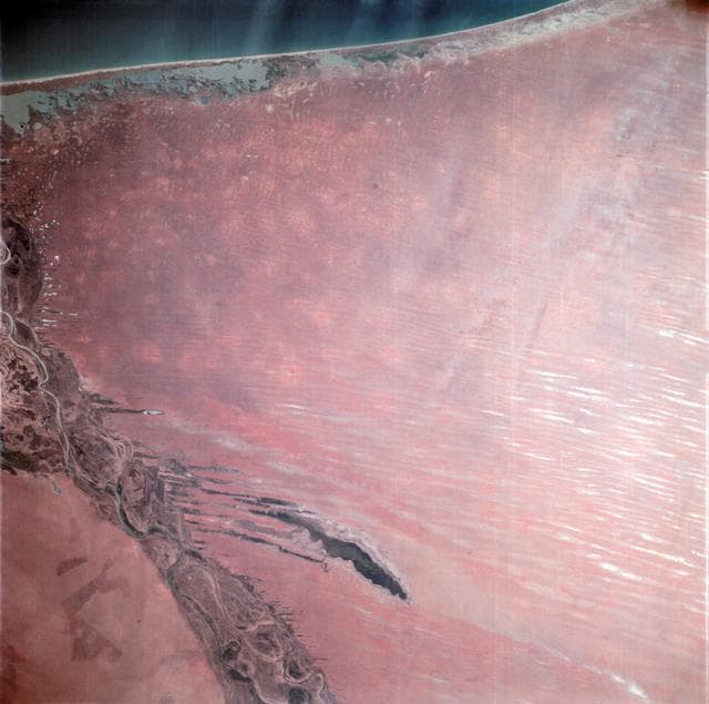 NASA image: Senegal and Mauritania as seen from the Apollo 6 unmanned spacecraft