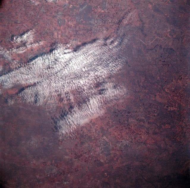 Texas as seen from the Apollo 6 unmanned spacecraft