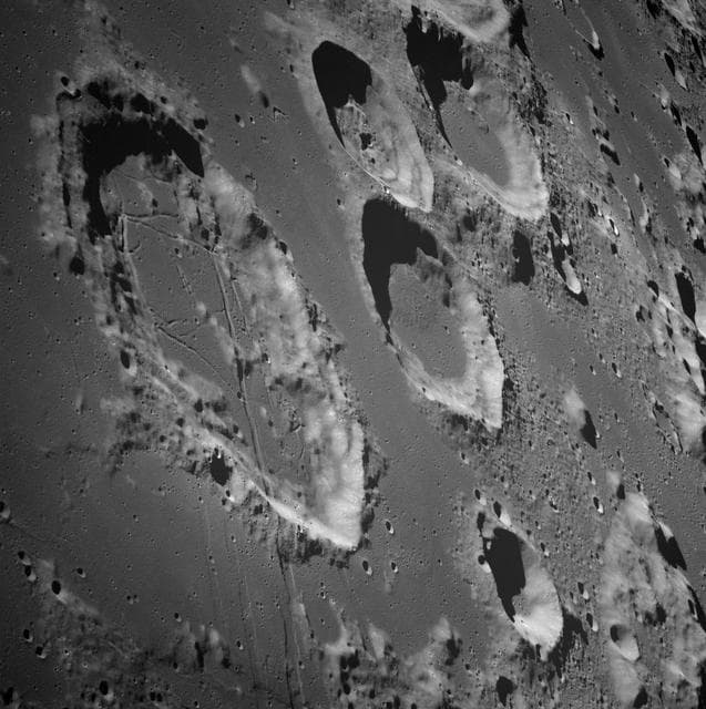 NASA image: View of Goclenius and other craters
