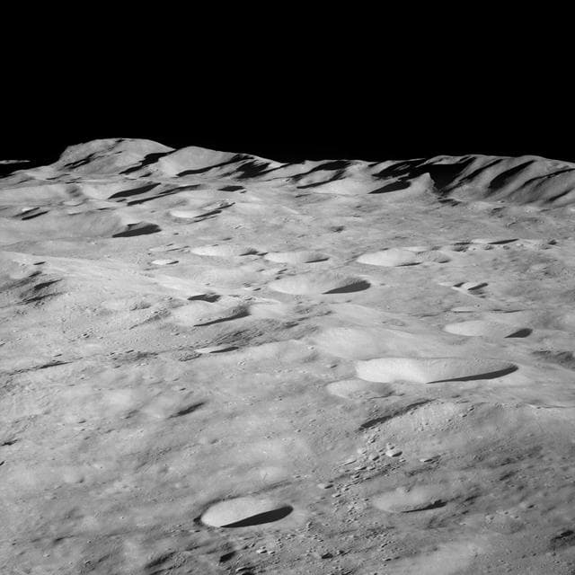 NASA image: Apollo 8 Mission image,Target of Opportunity (T/O) 10