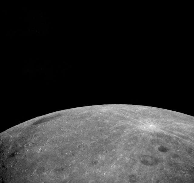 NASA image: Apollo 8 Mission image,Moon