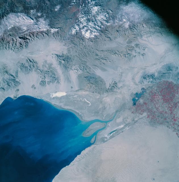 NASA image: Apollo 9 Mission image - S0-65 Multispectral Photography - Mexico