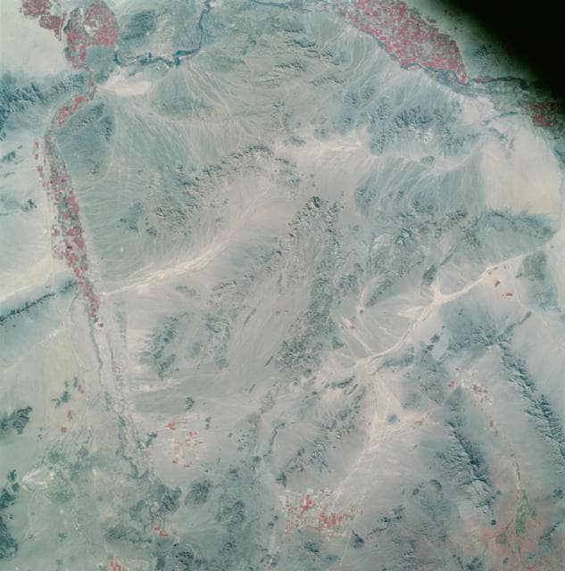 NASA image: Apollo 9 Mission image - S0-65 Multispectral Photography - California