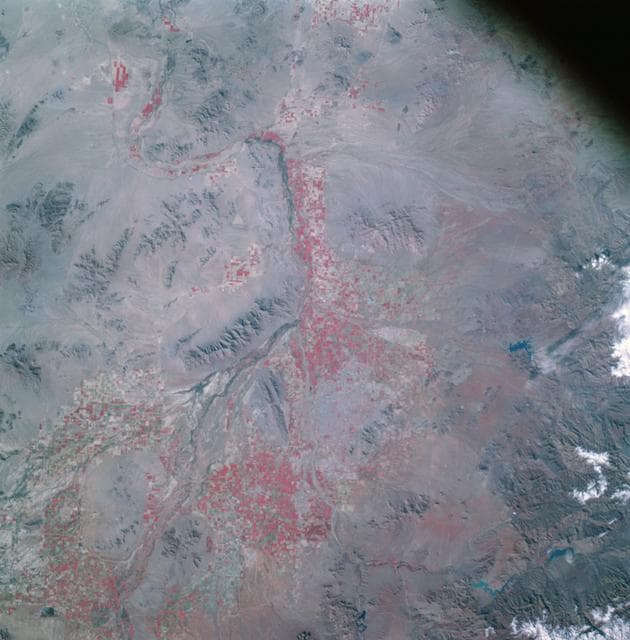 NASA image: Apollo 9 Mission image - S0-65 Multispectral Photography - Arizona