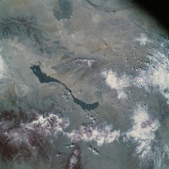 NASA image: Apollo 9 Mission image - S0-65 Multispectral Photography - New Mexico