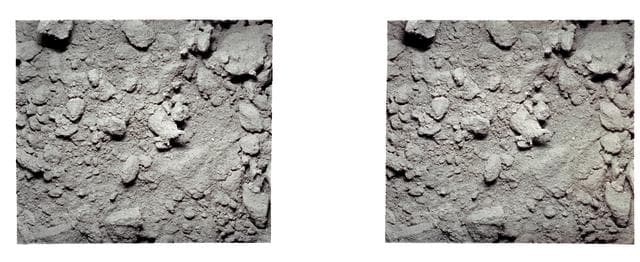 NASA image: Apollo 12 stereo view of lunar surface