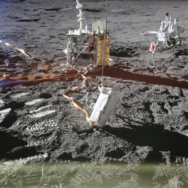 NASA image: Apollo 14 Mission image - View of the ALSEP Station