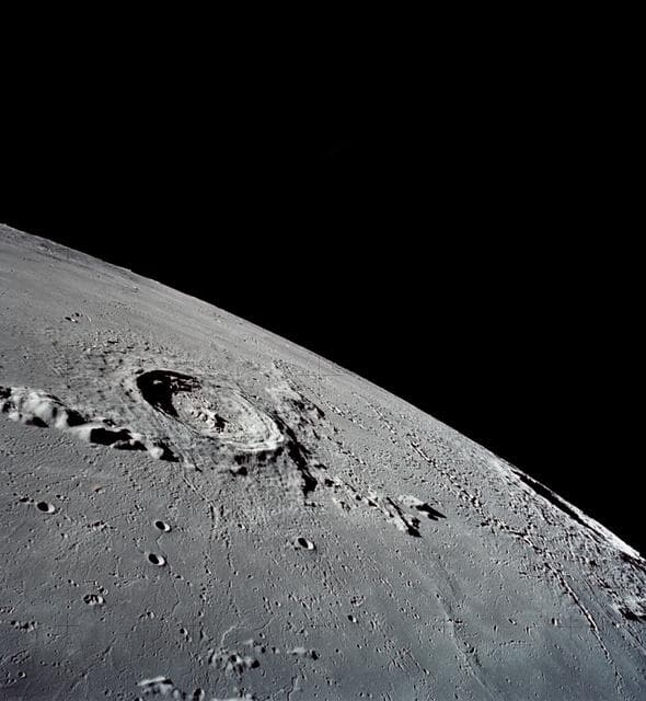 View of Eratosthenes and Copernicus craters