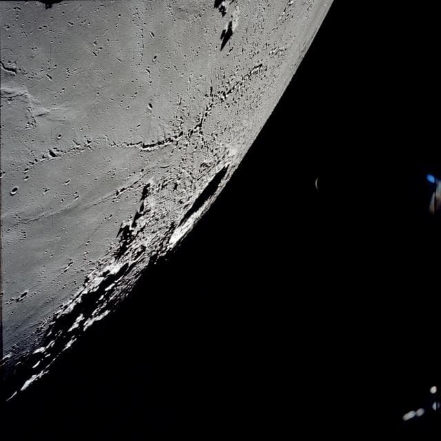 Oblique view of Copernicus crater