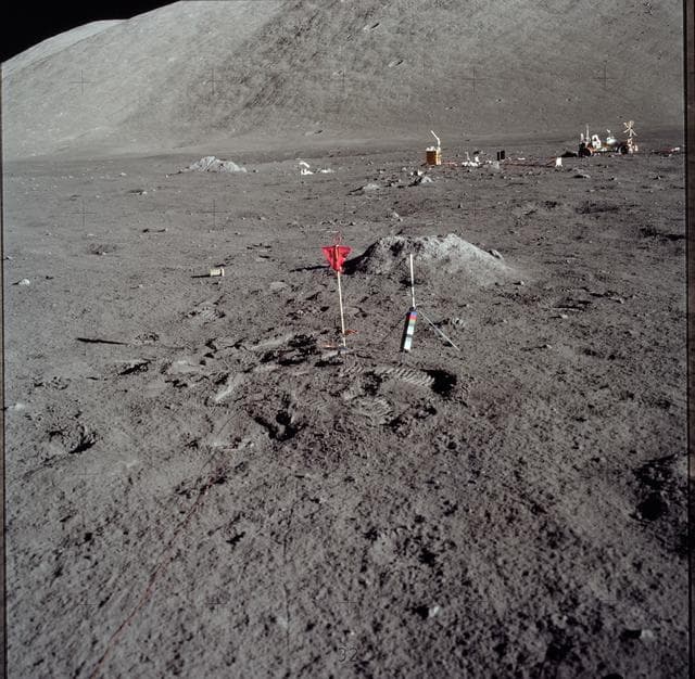 NASA image: Apollo 17 ALSEP Panarama taken during EVA 1