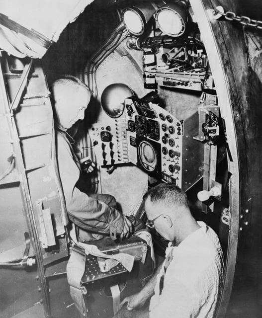 NASA image: Astronaut Scott Carpenter during centrifuge training 