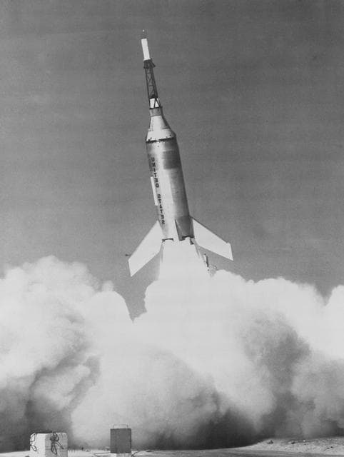 NASA image: Launch of Little Joe I-B from Wallops Island