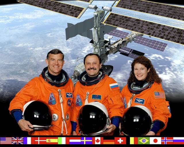 NASA image: Expedition 2 crew portrait