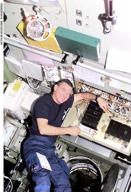 NASA image: Voss in Service Module
