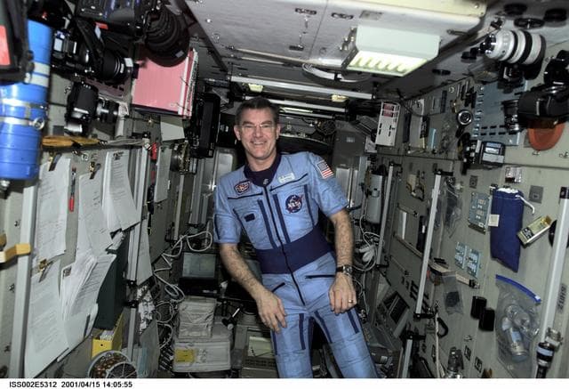 NASA image: Voss in Service Module