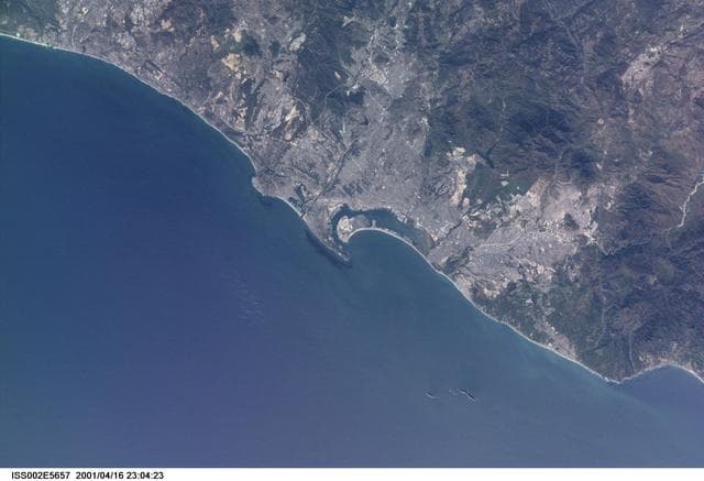 NASA image: San Diego, California as seen by Expedition Two crew