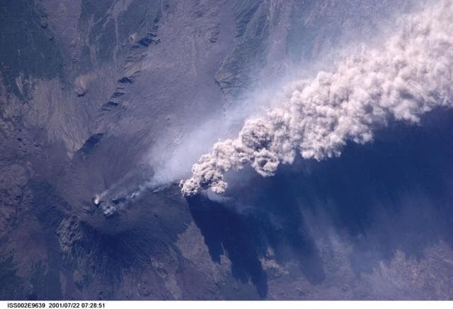 NASA image: Mt. Etna taken by the Expedition Two crew