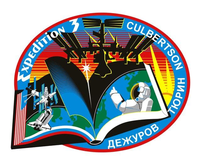 NASA image: Expedition 3 crew insignia