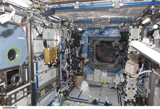 NASA image: Aft view of the U.S. Laboratory / Destiny taken during Expedition Five