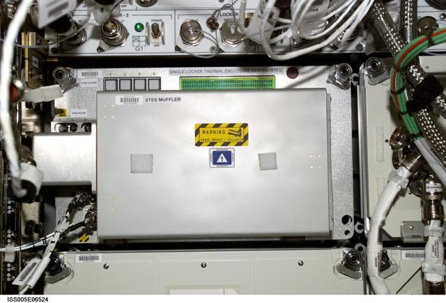 NASA image: EXPRESS Rack 4 during Expedition Five