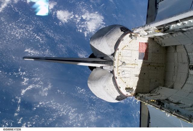 NASA image: View of the STS-112 orbiter Atlantis empty payload bay