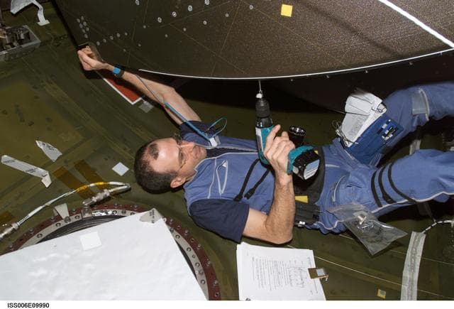 NASA image: Pettit works on the HCOR in the U.S. Laboratory