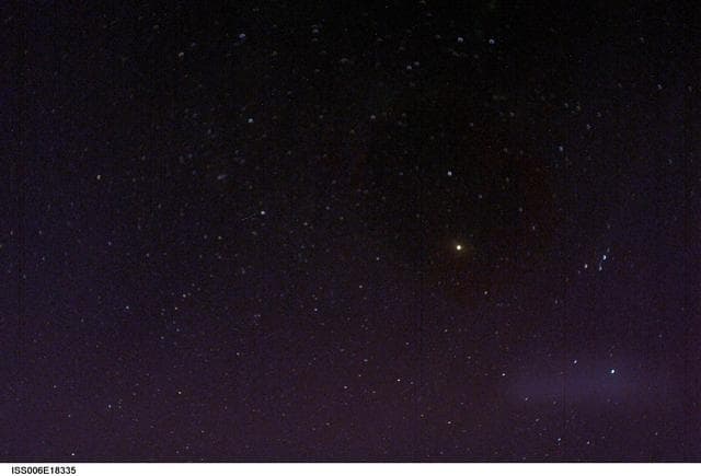 NASA image: View of the stars taken during Expedition Six