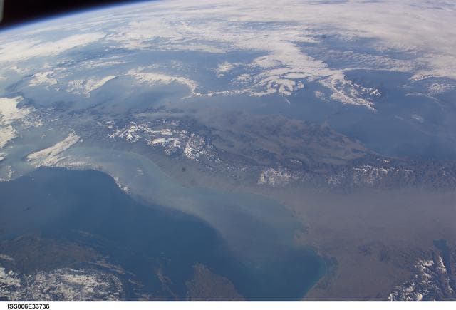 NASA image: Boot of Italy taken during Expedition Six