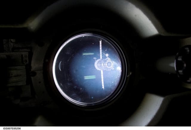 Soyuz spacecraft departs ISS
