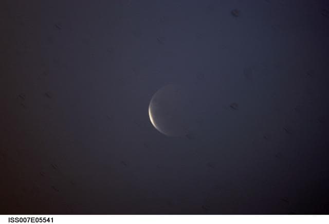 NASA image: Views of the Lunar Eclipse taken by the Expedition Seven crew