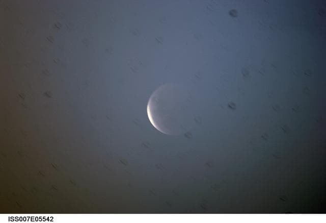 NASA image: Views of the Lunar Eclipse taken by the Expedition Seven crew