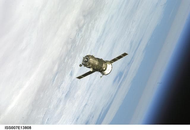 NASA image: Progress 12P approaching ISS