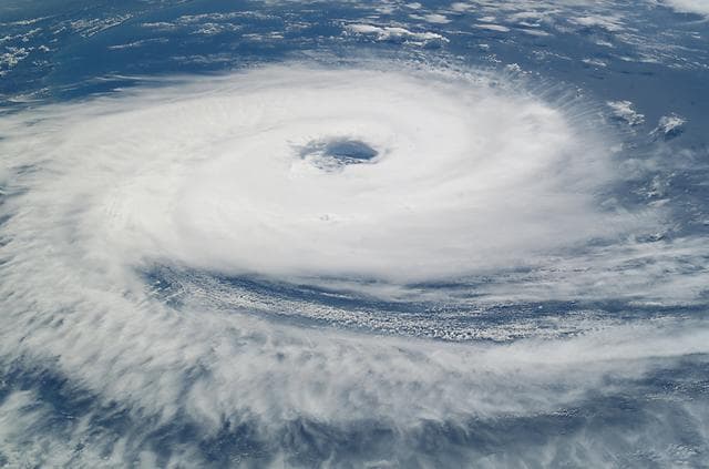 NASA image: Crew Earth Observations (CEO) of Cyclone Oscar in the Indian Ocean taken during Expedition 8