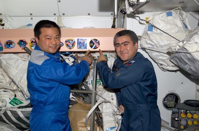 NASA image: Chiao and Sharipov in the Node 1