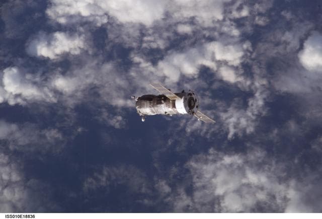 NASA image: Progress vehicle undocked from ISS