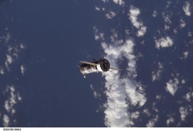 NASA image: Progress vehicle undocked from ISS