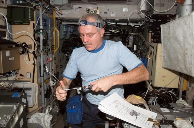NASA image: Phillips during TVIS IFM
