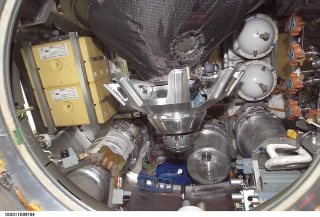 NASA image: Stowage in the Progress M-53 (18P).
