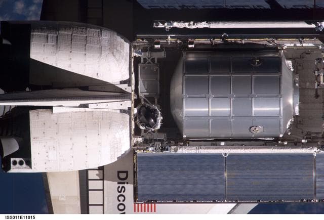 NASA image: Mapping sequence performed during the STS-114 R-Bar Pitch Maneuver.