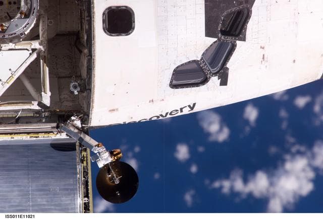 NASA image: Mapping sequence performed during the STS-114 R-Bar Pitch Maneuver.