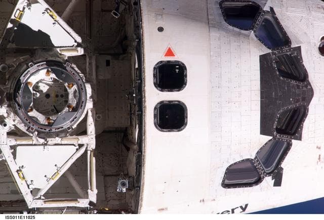 NASA image: Mapping sequence performed during the STS-114 R-Bar Pitch Maneuver.
