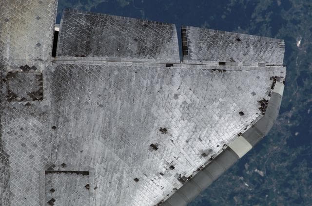 NASA image: Mapping sequence performed during the STS-114 R-Bar Pitch Maneuver.