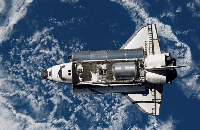 NASA image: STS-114 Discovery's approach for docking