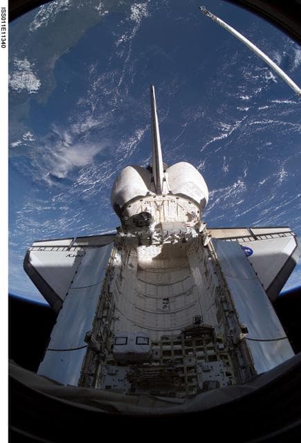 Empty STS-114 orbiter Discovery Payload bay